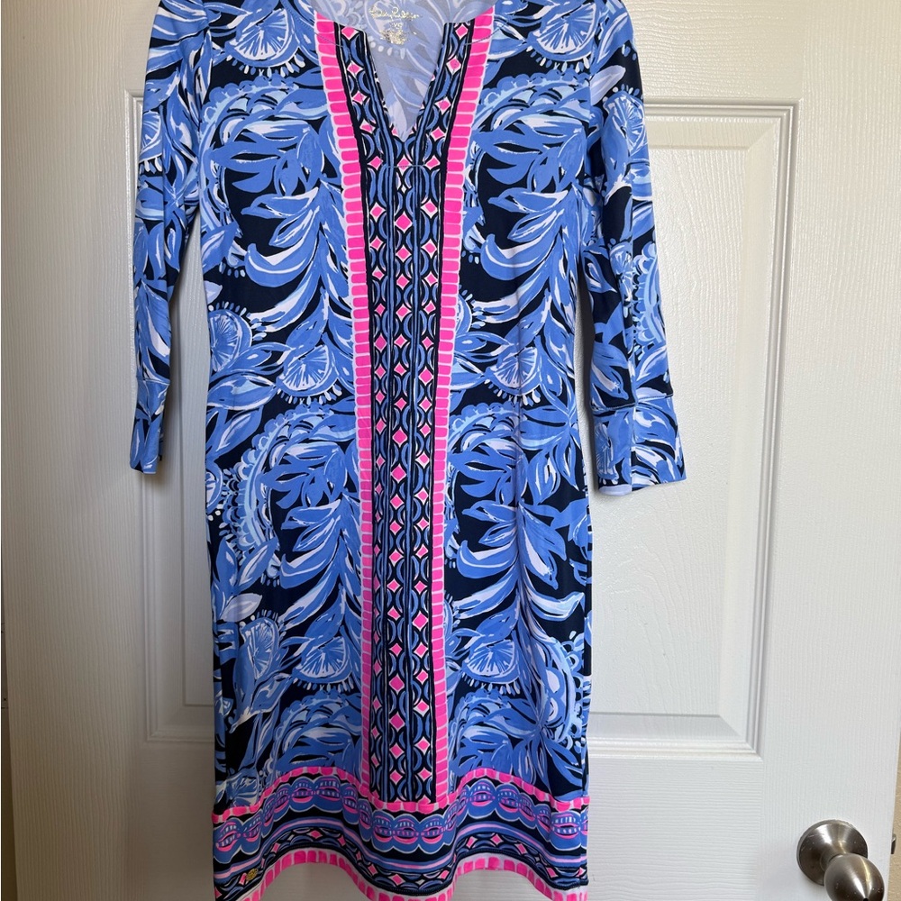 Lilly Pulitzer Luxletic Nadine Dress ChillyLilly UPF 50+